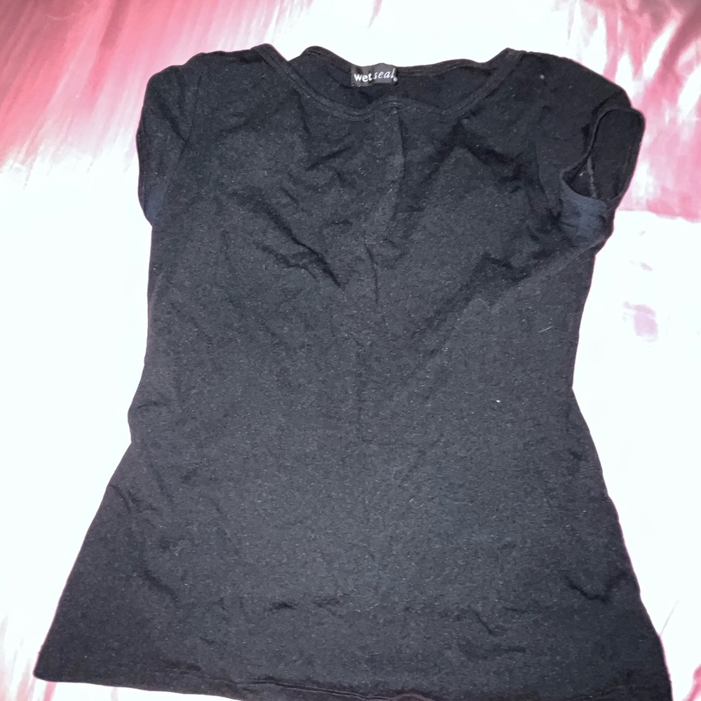 Fitted Black Women's Top